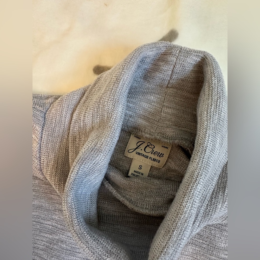 J. Crew Women's Gray Turtleneck Sweater - Picture 4 of 5
